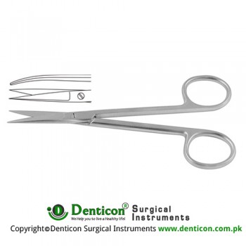 Wagner Operating Scissor Curved Stainless Steel, 12 cm - 4 3/4"